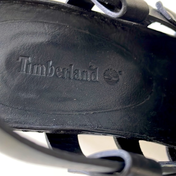 Timberland Ladies Black Sandal with Adjustable Strap. 7.5M - Picture 5 of 12